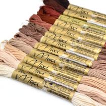 Kit Linha Maxi Mouline 12 Cores - Marrom
