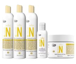 Kit Linha N Nutrição Sh, Cond, Manteiga, Ativ, Óleo Curly Care