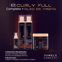 Kit Linha Pamela Concept Curly Full + Máscara Power Full e Óleo de Argan