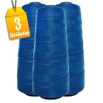 Kit Linha Princesa Moda 500m Cinza Incomfio - 3 unidades Kit Linha Princesa Moda 500m Cinza Incomfio - 3 unidades