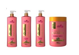 Kit Linha Riquíssima - Óleo De Coco - Desmaia Cabelo 4x1l