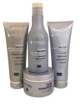 Kit Linha Roxa Care Blond Super Efeito Cinza Diamante Profissional Kit Linha Roxa Care Blond Super Efeito Cinza Diamante Profissional