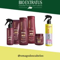 Kit Linha Shitake Bio Extratus + Reconstrutor Be.Use 250ml