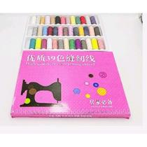 Kit Linhas De Costura 39 Cores Colorida