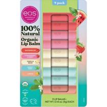 Kit Lip Balm Eos 9 Unidades 100% Natural Orgânico Original