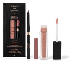 Kit Lip Gloss Treat + Lapiseira Labial Camila Queiroz Glam Eudora Rosé Essencial