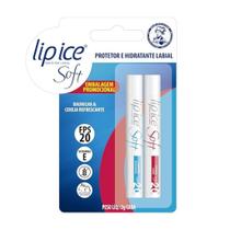 Kit lip ice soft baunilha e cereja