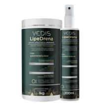Kit LipeDrena Vedis Tratamento de Lipedema e Drenagem 2 Itens