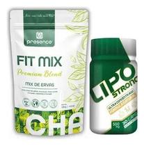 Kit Lipo Strong e Chá Fit Mix 120g