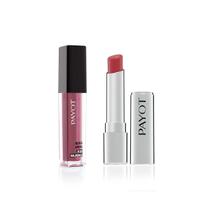 KIT LIPS PAYOT - 3: Gloss BÚZIOS + Batom ROSA QUEIMADO