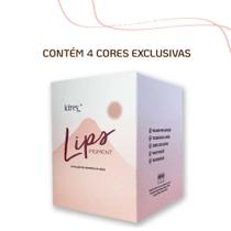 Kit Lips Pigmentos Lábios (4 Cores- 5ml) Kirey Pro