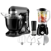 Kit Liquidificador 1050w + Batedeira Planetária 700w Turbo Preto Britania