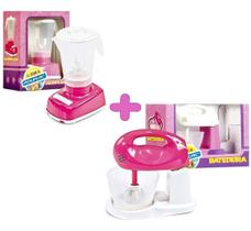 Kit Liquidificador + Batedeira Cozinha Infantil - Poliplac