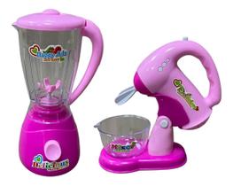 Kit Liquidificador E Batedeira Infantil Bw166