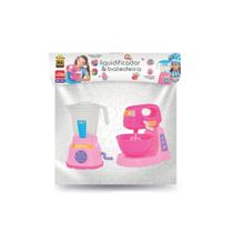 Kit Liquidificador e Batedeira Infantil Diversão Garantida