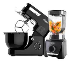 Kit Liquidificador E Batedeira Planetária Oster Black 127v Preto
