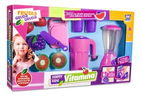 Kit Liquidificador Infantil Happy Kids Vitamina - Zuca Toys
