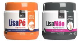 Kit Lisa Pé E Mão Cremes Super Hidratante E Rejuvenecedor - Biosoft