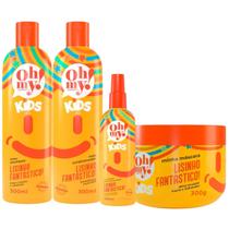 Kit Lisinho fantástico! Oh My! Kids Completo 4 Produtos Hipo Kit Lisinho fantástico! Oh My! Kids Completo 4 Produtos Hipo