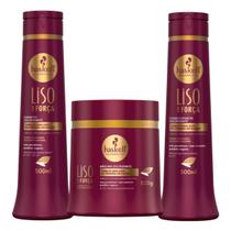 Kit Liso Com Força Haskell 3 Produtos 500ml Tratamento Disciplinante Kit Liso Com Força Haskell 3 Produtos 500ml Tratamento Disciplinante