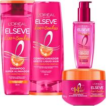 Kit Liso dos Sonhos Nova Mascara Alinhadora Novo Sérum Liso