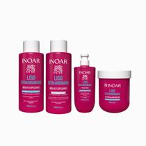 Kit Liso Extraordinario (Shamp + Cond+Masc+Creme) Inoar