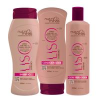 Kit Liso Extremo Nutriminas Shampoo Cond e Finalizador 300ml