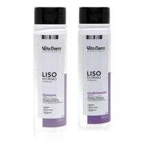 Kit Liso Extremo Shampoo E Condicionador Vita Derm Capilar