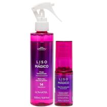 Kit Liso Mágico 1 Fluido 200ml 1 Óleo 30ml Lowell