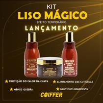 Kit Liso Mágico Coiffer Hidratação 3 itens Kit Liso Mágico Coiffer Hidratação 3 itens