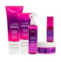 Kit Liso Mágico Completo 5 Produtos Lowell Kit Liso Mágico Completo 5 Produtos Lowell