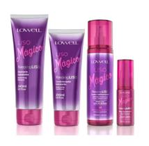 Kit Liso Mágico SH 240ml + CD 200ml + Fluido 200ml + Óleo 30ml - Lowell