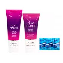 Kit Liso Mágico Shampoo 240ml + Condicionador 200ml - Lowell