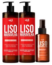 Kit Liso Maravilha Widi Care Shampoo Condicionador E Serum Kit Liso Maravilha Widi Care Shampoo Condicionador E Serum