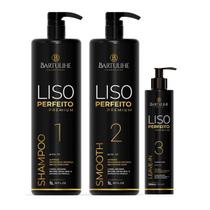 Kit Liso Perfeito Premium Bartulihe Cosméticos Litro Kit Liso Perfeito Premium Bartulihe Cosméticos Litro