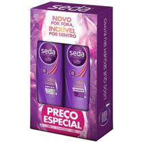 Kit Liso Perfeito Seda com 1 Shampoo 325ml + 1 Condicionador 325ml