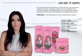 kit liso que te quero barro minas(sh+masc+cond+cp)