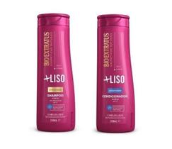 Kit +Liso Shampoo E Condicionador 350ml Bio Extratus 2 produtos