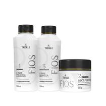 Kit Lisos Perfeitos Fios de Porcelana Triskle (3 Itens)