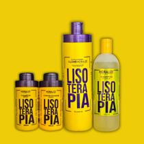 Kit Lisoterapia Hidralize Progressiva Pré Pós Tratamento Antiresiduos e Shampoo Condicionador