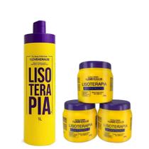 Kit Lisoterapia Progressiva Sem Formol+cronograma Capilar
