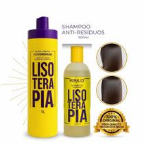 Kit Lisoterapia Progressiva Sem Formol+shampoo Anti-resíduos
