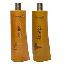 Kit Lissage Gold Hair Advance Progressiva Sem Formol 2 itens