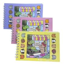 Kit Livrinhos Para Colorir Capa Dura Diversos bobbie Desenhos Variados goods