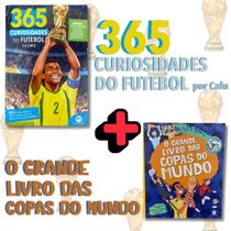 KIT Livro 365 CURIOSIDADES DO FUTEBOL POR CAFU + Livro O GRANDE LIVRO DAS COPAS DO MUNDO Futebol