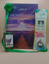Kit Livro Aromaterapia a cura pelos óleos essenciais e OE Lavanda
