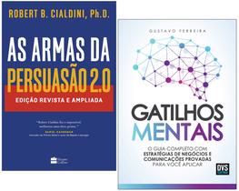 Kit Livro As Armas da Persuasão 2.0 + Gatilhos Mentais - HarperCollins e DVS