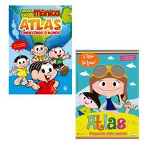 Kit Livro Atlas Geográfico Infantil