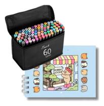 Kit Livro Bobbie Goods Capa Dura mais 60 Canetas Ponta Dupla Kit Livro Bobbie Goods Capa Dura mais 60 Canetas Ponta Dupla