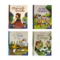 Kit Livro C/ 4 Contos Clássicos História Leitura Montessori Infantil - Todolivro Kit Livro C/ 4 Contos Clássicos História Leitura Montessori Infantil - Todolivro
